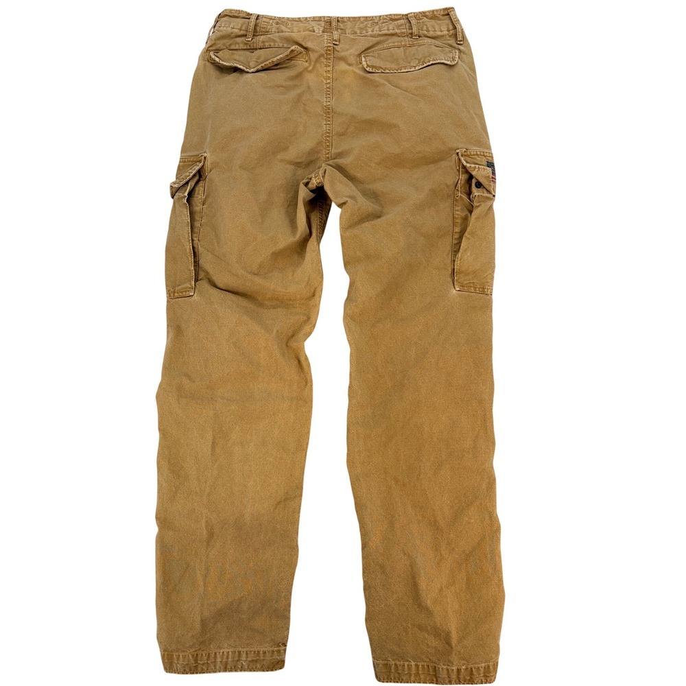 Denim & Supply Ralph Lauren Cargo Pants 32x32 Tan Vintage Distressed Workwear - Picture 9 of 9